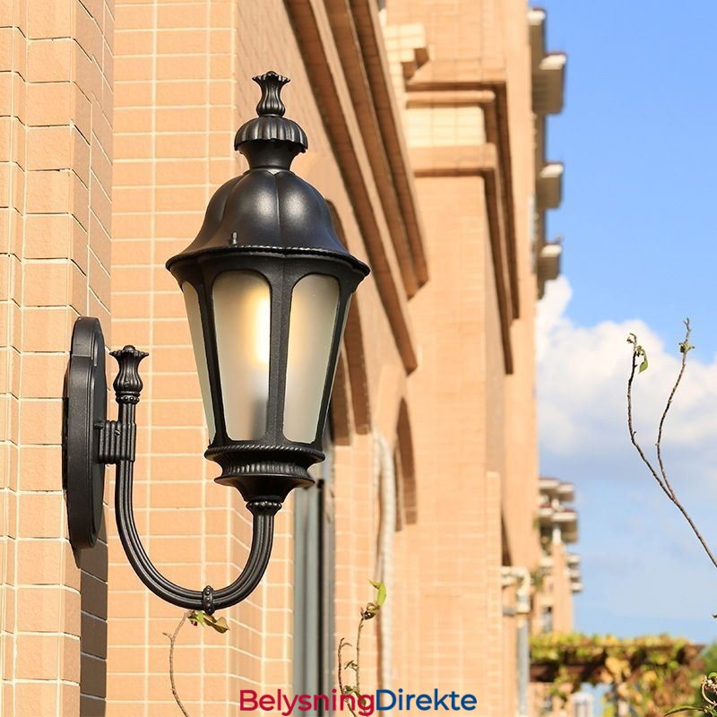 Moderne Enkel Utendørslampe Vanntett Plommeblomst Vegglampe Gårdsplass Korridor Hage