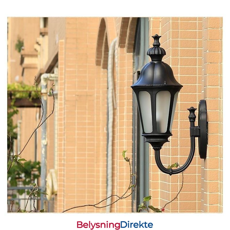 Moderne Enkel Utendørslampe Vanntett Plommeblomst Vegglampe Gårdsplass Korridor Hage