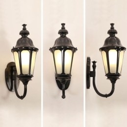 Moderne Enkel Utendørslampe Vanntett Plommeblomst Vegglampe Gårdsplass Korridor Hage