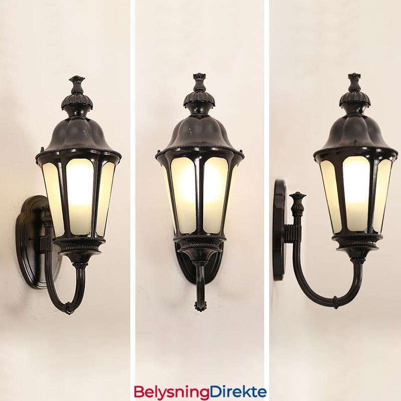 Moderne Enkel Utendørslampe Vanntett Plommeblomst Vegglampe Gårdsplass Korridor Hage