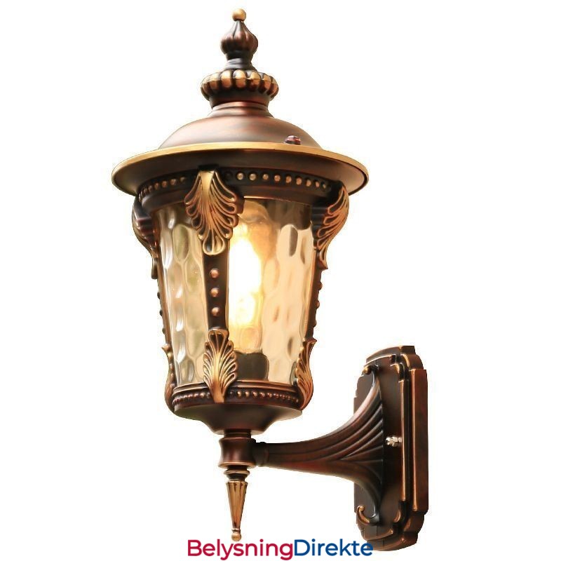 Europeisk Retro Utendørs Vegglampe Vanntett Utskåret Vegglampe Hage Balkong Gårdsplass