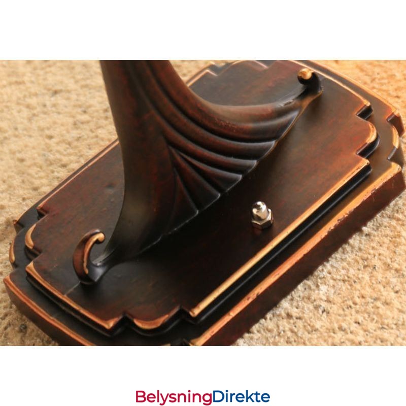 Europeisk Retro Utendørs Vegglampe Vanntett Utskåret Vegglampe Hage Balkong Gårdsplass