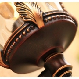 Europeisk Retro Utendørs Vegglampe Vanntett Utskåret Vegglampe Hage Balkong Gårdsplass