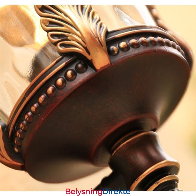 Europeisk Retro Utendørs Vegglampe Vanntett Utskåret Vegglampe Hage Balkong Gårdsplass