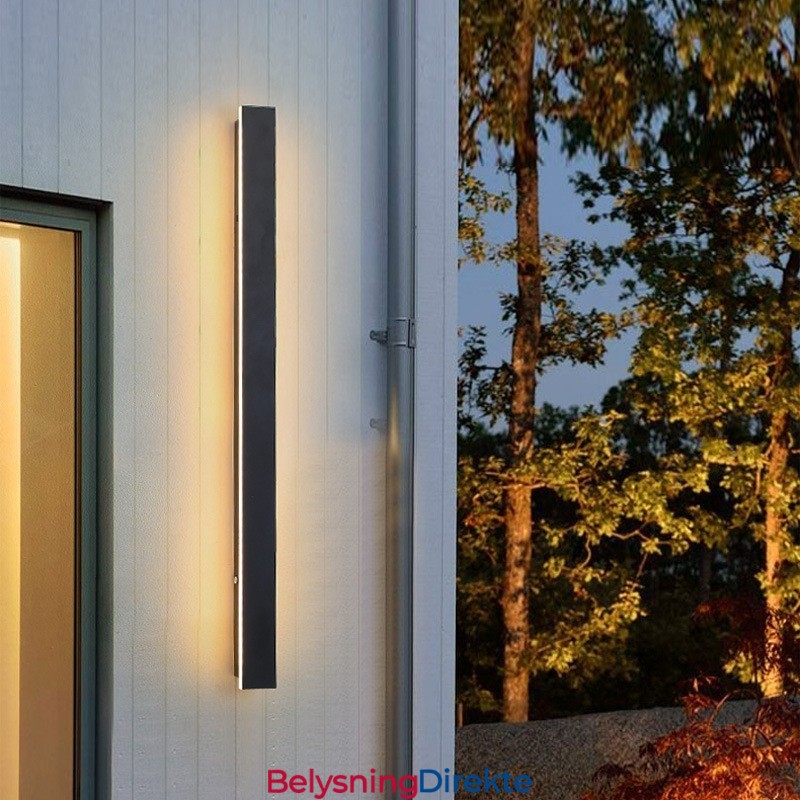 Utendørs Lang Moderne Samtidsvegglampe Vegglampe Ip 44 For Veranda Terrasse Hage
