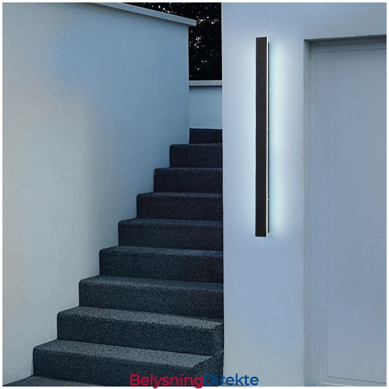 Utendørs Lang Moderne Samtidsvegglampe Vegglampe Ip 44 For Veranda Terrasse Hage
