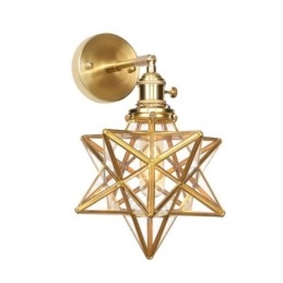 Moderne Vegglampe Med Glassskjerm