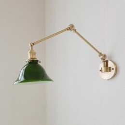 Moderne Vegglampe Med Glassskjerm
