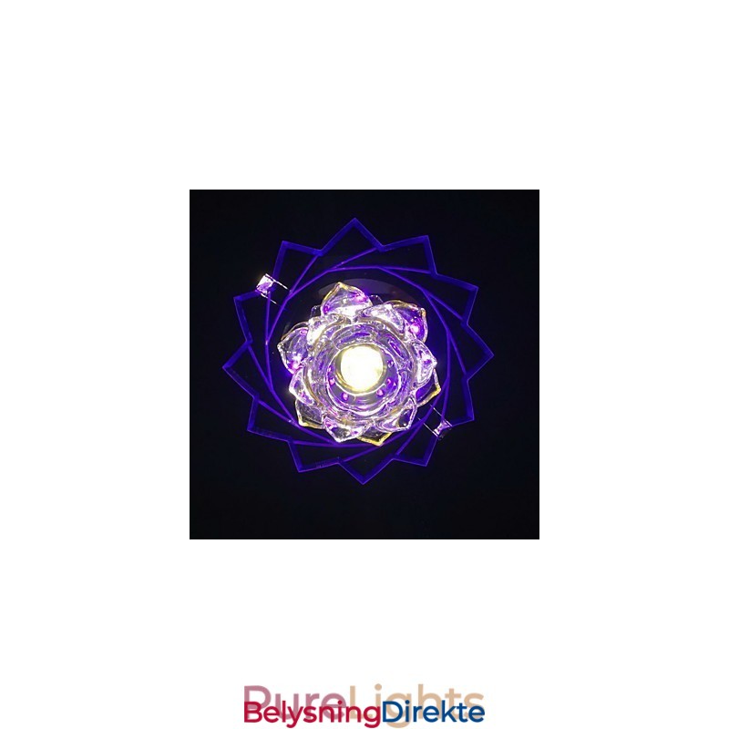 Moderne Samtidskunst Krystall Metall Innfelt