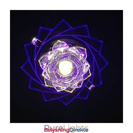 Moderne Samtidskunst Krystall Metall Innfelt