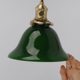 Moderne Vegglampe Med Glassskjerm