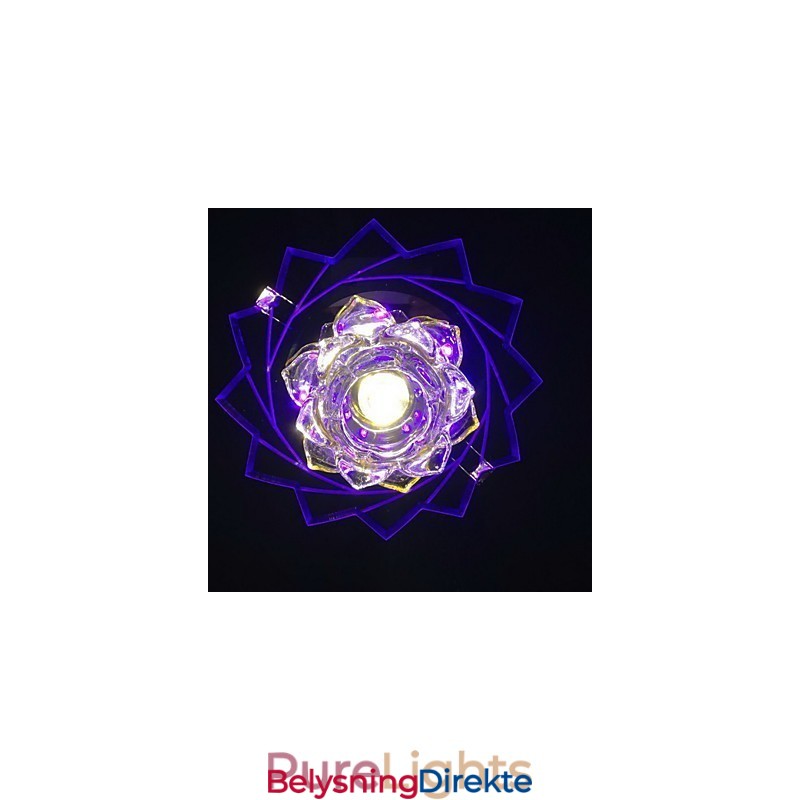 Moderne Samtidskunst Krystall Metall Innfelt