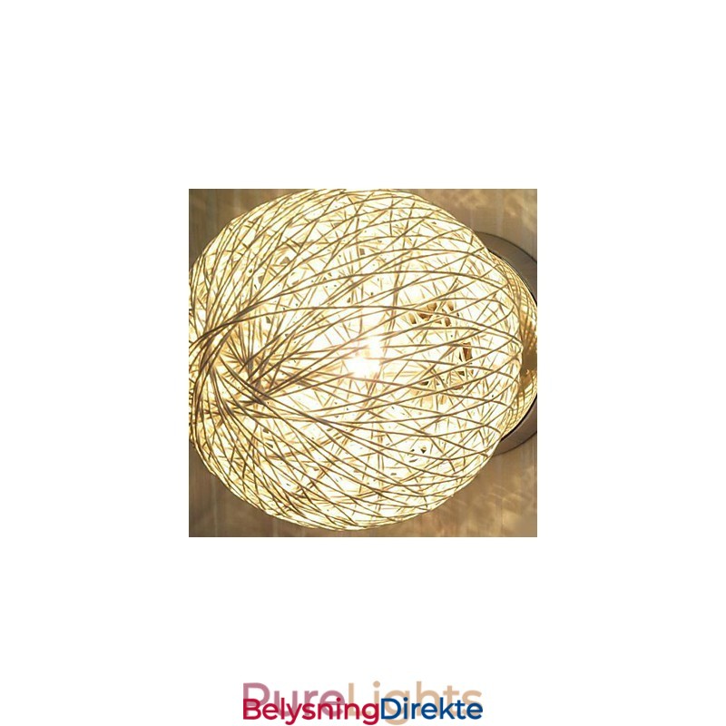 Moderne Samtids Lanterne Globe Krom Metall Innfelt Montering