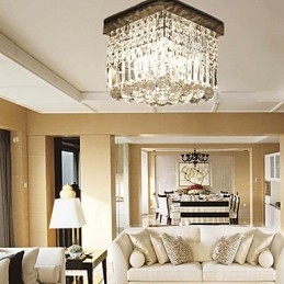 Moderne Samtidskunst Krystall Metall Innfelt