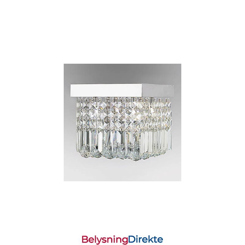 Moderne Samtidskunst Krystall Metall Innfelt