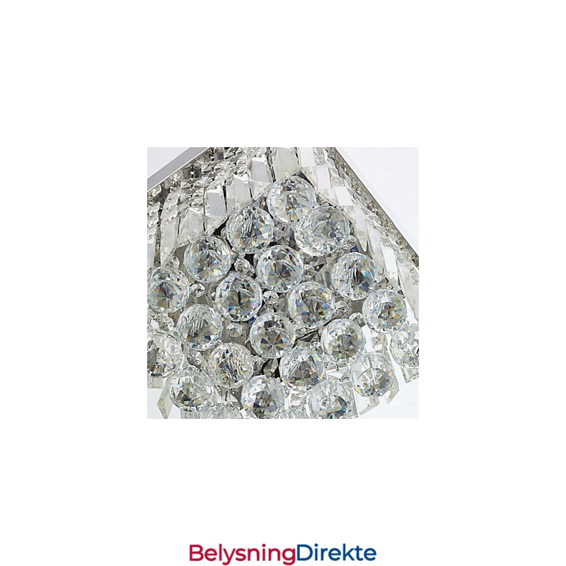 Moderne Samtidskunst Krystall Metall Innfelt