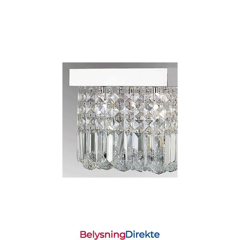 Moderne Samtidskunst Krystall Metall Innfelt