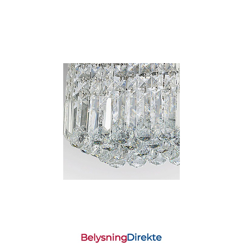 Moderne Samtidskunst Krystall Metall Innfelt