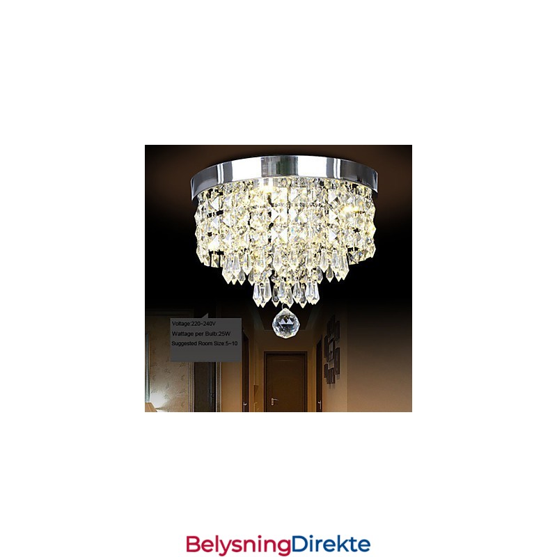 Moderne Samtidskunst Krystall Metall Innfelt