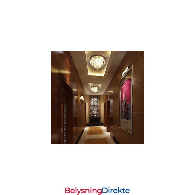 Moderne Samtidskunst Krystall Metall Innfelt