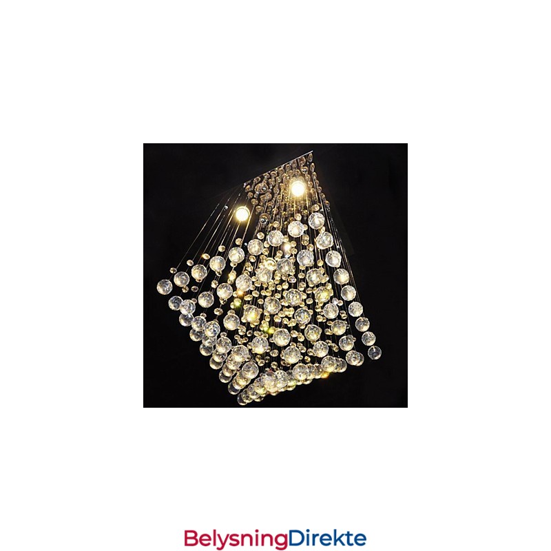 Klar Krystall 4 Lys Innfelt I Enkel Design