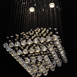 Klar Krystall 4 Lys Innfelt I Enkel Design