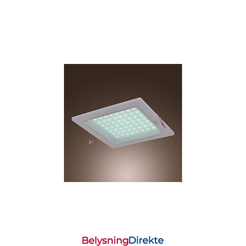 Moderne Innfelte Lamper Firkantet Form