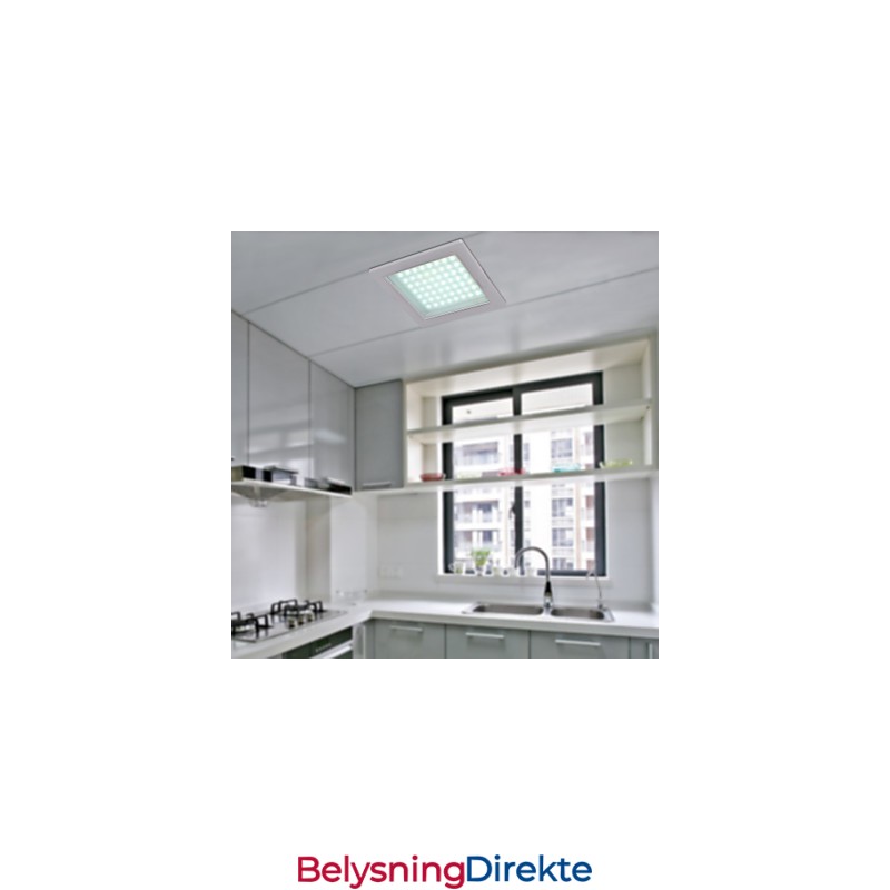 Moderne Innfelte Lamper Firkantet Form