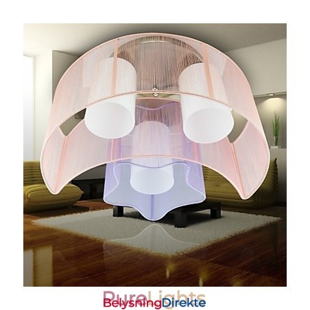 Tegnelinje Romantiske Stjerner Månen Absorberer Kuppellyslampe