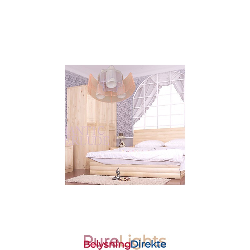 Tegnelinje Romantiske Stjerner Månen Absorberer Kuppellyslampe