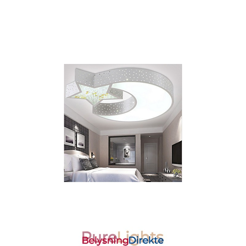 Innfelt Moderne, Sammentrukket Stjerne- Og Månemønster I Metall