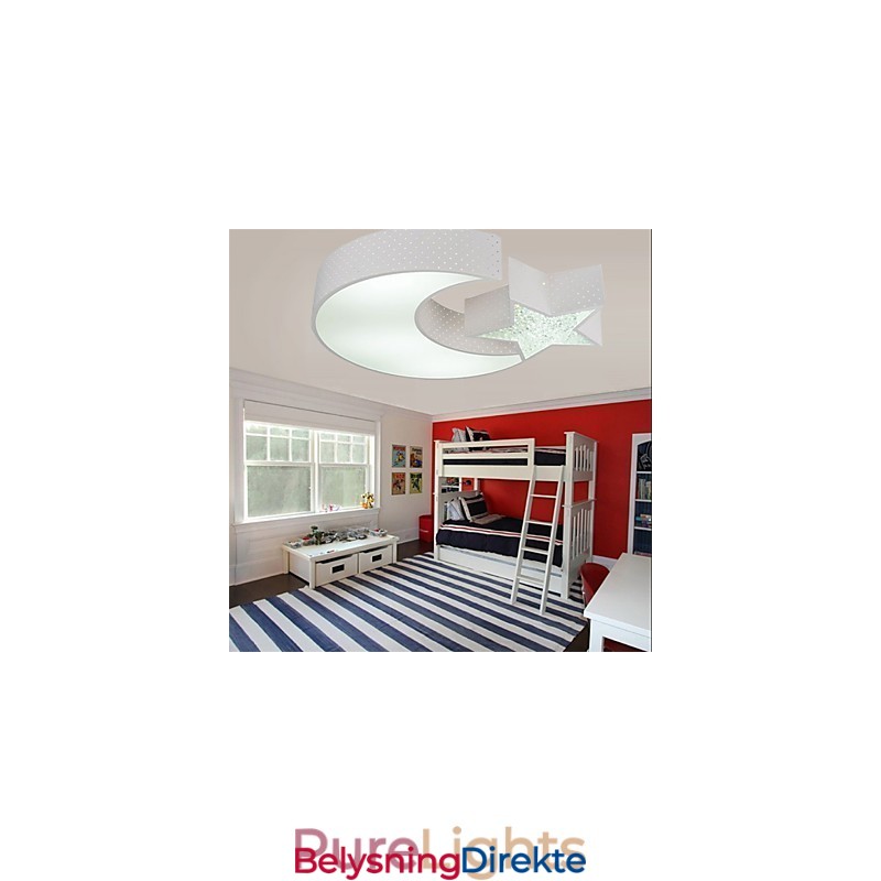 Innfelt Moderne, Sammentrukket Stjerne- Og Månemønster I Metall