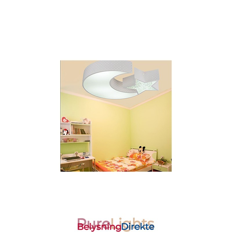 Innfelt Moderne, Sammentrukket Stjerne- Og Månemønster I Metall