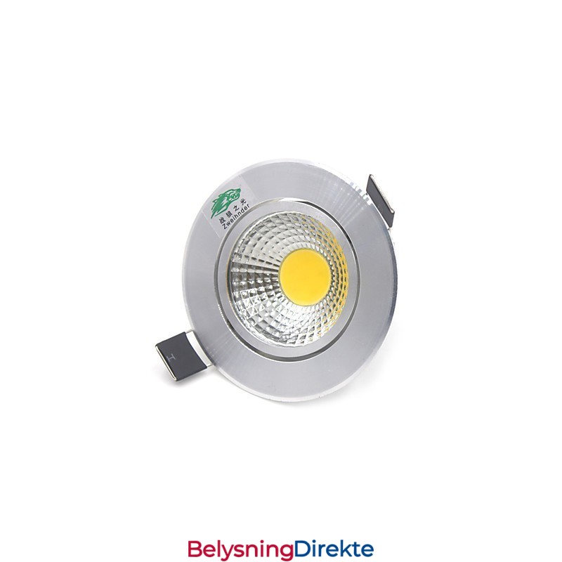 4 Stk. Zweihnder 3W 300Lm Cob Taklampe Downlight Varmt Hvitt Lys