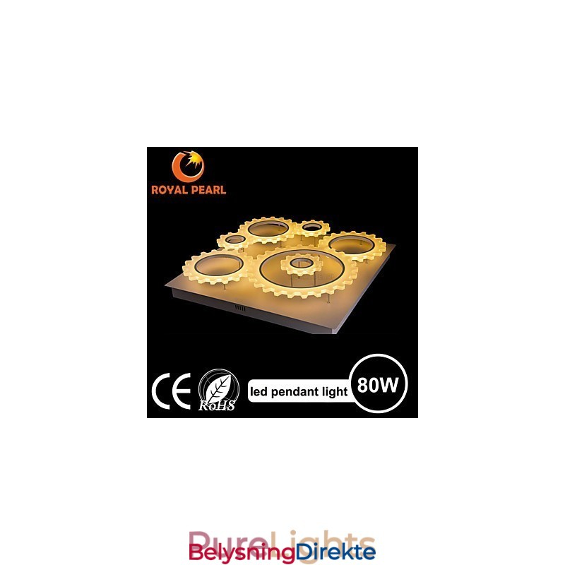 Kaldhvit Epistar Chips 80W Pendellampe