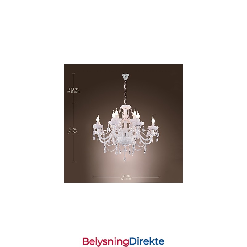 Moderne, Samtidskunstnerisk Galvanisert Lysekrone