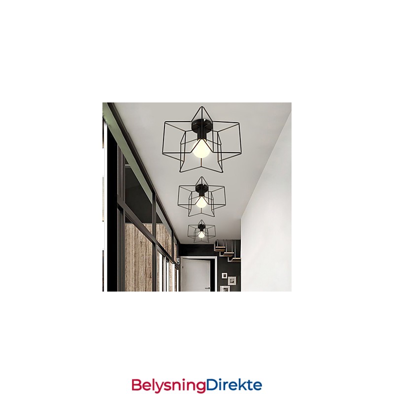 Pentagram Moderne Kreative Verandalys For Å Absorbere Kuppellyslys