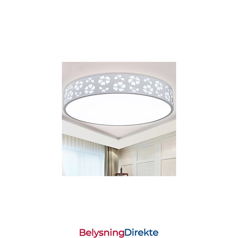 Smijerns Hule Ut Plommeblomst Sidesirkulær Kuppellys