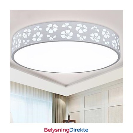 Smijerns Hule Ut Plommeblomst Sidesirkulær Kuppellys