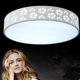 Smijerns Hule Ut Plommeblomst Sidesirkulær Kuppellys