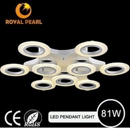 Varmhvit Hot Selling Circle Pendelbelysning For Kjøpesenter