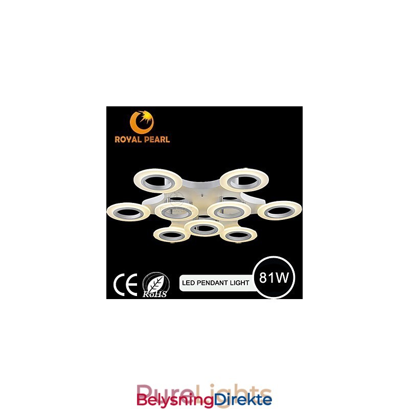 Varmhvit Hot Selling Circle Pendelbelysning For Kjøpesenter