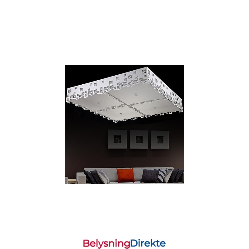 Krystall Innfelt Moderne Samtids Metall