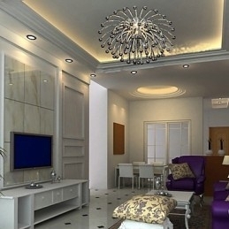 Kunstnerisk Taklampe Med 1 Lyspære