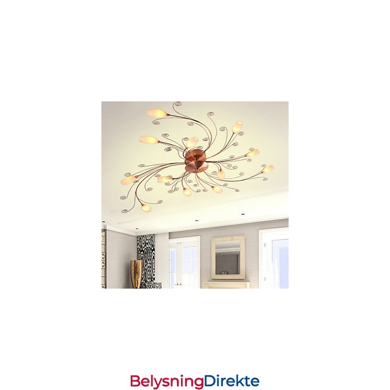 Kunstneriske Innfelte Aluminiumslamper Med 12 Lys