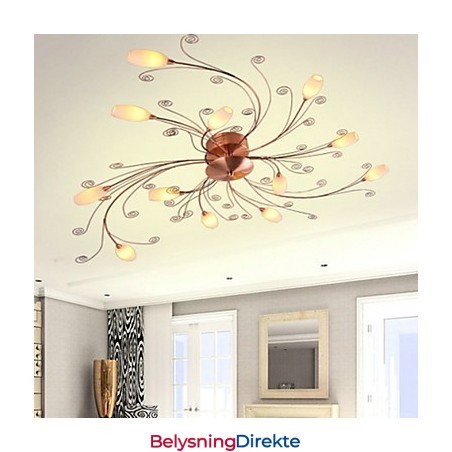 Kunstneriske Innfelte Aluminiumslamper Med 12 Lys