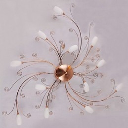 Kunstneriske Innfelte Aluminiumslamper Med 12 Lys