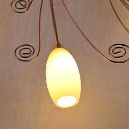 Kunstneriske Innfelte Aluminiumslamper Med 12 Lys