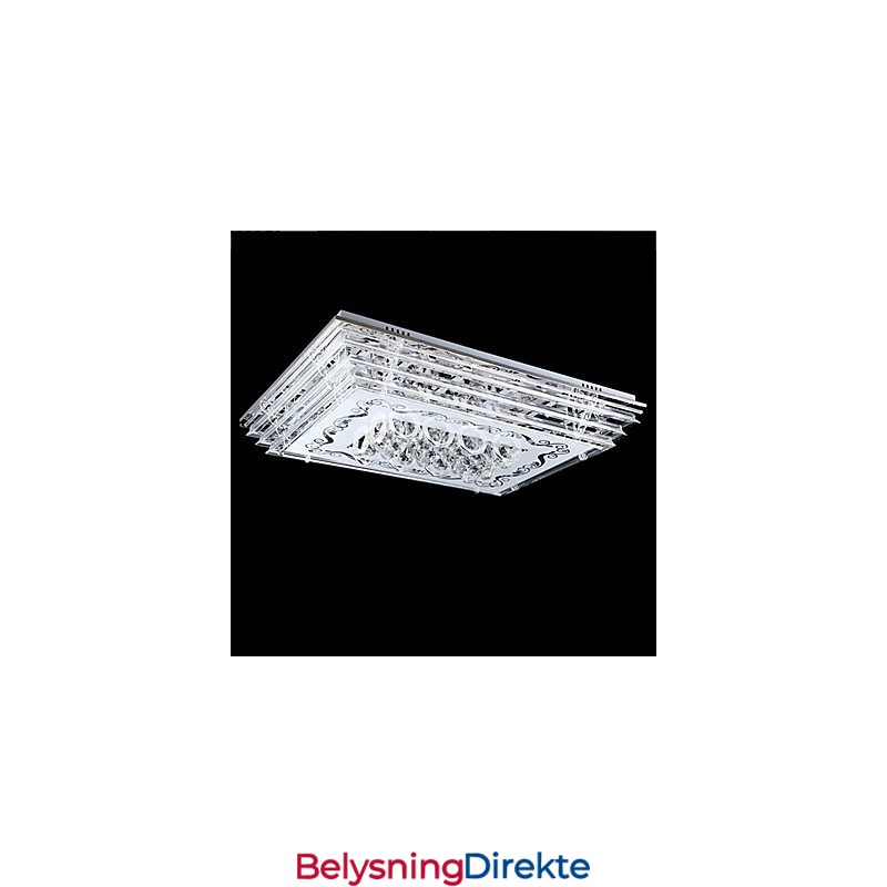 Innfelt Lampe I Tre Farger Med Fjernkontroll, Moderne Og Moderne Glass