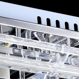 Innfelt Lampe I Tre Farger Med Fjernkontroll, Moderne Og Moderne Glass